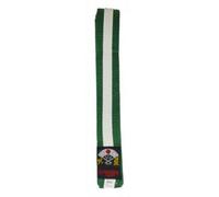Carta Sport Karate Belt Green/white (One Size)