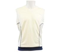 Carta Sport Men's Contrast Trim Pullover Cricket Vest in Navy | Size: Small Carta Sport Navy S