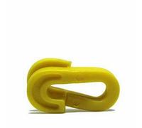 Carta Sport Net Clip (Pack Of 80) Yellow (One Size)