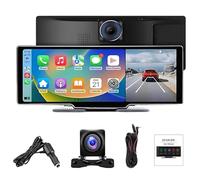 Cartablet Pro Max 2026 Model, Cartablet Pro Max with Reversing Camera, 4k Dual Lens Car Play Tablet with Dash Cam, Carplay & Android Auto Screen Receiver with GPS Navigation/Voice Control (1set)