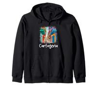 Cartagena Colombia/Cartagena Zip Hoodie