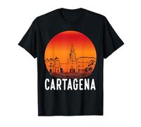 Cartagena Colombia Travel Skyline Sunset T-Shirt