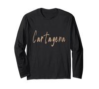 Cartagena Colombia Vintage Elegant Design Long Sleeve T-Shirt