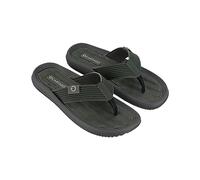 CARTAGO Dunas VI AD - Flip Flops for Men - Toe Separator - Comfortable - Summer Shoes, Black Green, 9 UK