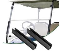 Cartalia Golf Cart Windshield Retaining Clips 1.0-inch Width, 11.2-inch Length for EZGO TXT 2014-up, Club Car Precedent, Tempo, Onward, DS, Yamaha G14 G16 G19 G22 Carts Windscreen Mounting Sash Clips