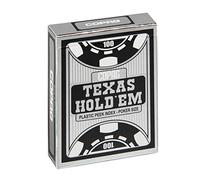 Cartamundi - 104008324 - Board Game - Copag Texas Hold'em Silver - Set of 54 Cards - Poker Format - Jumbo Face - 4 Index - Black Case