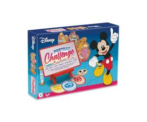 Cartamundi Disney Portrait Challenge Children's Creative Drawing Game (41x Character Cards 2x Dry-Wipe Art Boards 4x Method Cards 4x Artboard Pens with Erasers), Multicolour, One Box