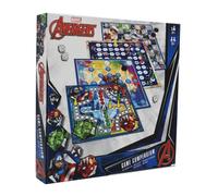 Cartamundi Marvel Games Compendium, Enjoy 35 Games Including Nine Men's Morris, Draughts, Ludo, Ladders Board Game, Great Gift For Ages 5+, Multicolor, 4.9 x 26.9 x 26.9 cm