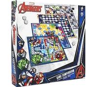 Cartamundi Marvel Games Compendium, Enjoy 35 Games Including Nine Men's Morris, Draughts, Ludo, Ladders Board Game, Great Gift For Ages 5+, Multicolor, 4.9 x 26.9 x 26.9 cm