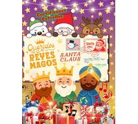 Cartas para Reyes Magos y Papá Noel. ¡Certificados de propiedad de Estrellas! Regala una estrella. Libro en color de Villancicos, Actividades Navidad,..: Libro de Actividades Navideñas