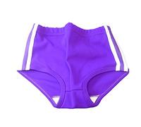 Cartasport Women's Athletic Briefs, Purple/White, 28-inch