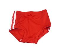 Cartasport Women's Athletic Briefs, Red/White/White, 28-inch