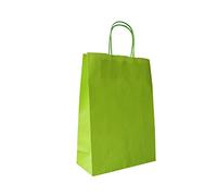Carte Dozio - Kraft shopper color Acid Green, twisted handle, f.to 23+10x32, cf 25 pcs