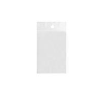 Carte Dozio - Transparent envelopes with Pressure Closure - Internal Format mm 60x80 - Pack of 100 pcs