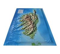 CARTE EN RELIEF DE LA CORSE