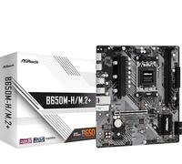 ASRock B650M-H/M.2+ AMD AM5 Socket Motherboard, Micro-ATX, 2x DDR5 Slots, 2x M.2 Socket, GbE LAN, 1x DsiplayPort / 1x HDMI Port