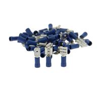 Cartec 102604 50x Flat Terminals Blue