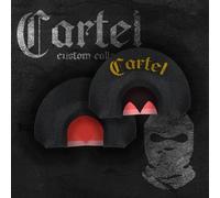 Cartel Custom Calls Turkey Mouth Call - Hand Stretched Diaphragm Turkey Mouth Call, Individually Cut, Season-Long Durability, Made in USA, Metal Turkey Call Case Included (Soul Snatcher)