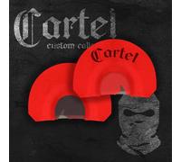 Cartel Custom Calls Turkey Mouth Call - Hand Stretched Diaphragm Turkey Mouth Call, Individually Cut, Season-Long Durability, Made in USA, Metal Turkey Call Case Included (Swipe Right)