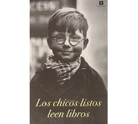 Cartel los chicos listos leen libros