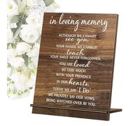 Cartello Per Matrimonio - Insegna Commemorativo In Effetto Per Matrimoni | Decorazioni In Legno Per Ricevimento Elegante, Romantico E Personalizzato Par Eventi Speciali