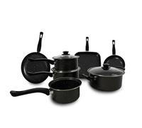 Carter & Clay 10 Piece Cookware Pots & Pans Set (Marble)
