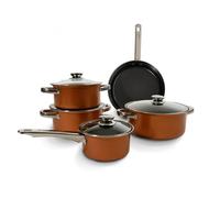Carter & Clay 9 Piece Non-Stick Cookware Set in Copper Carter & Clay Copper