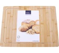Carter & Clay Bamboo Cutting Board Counter Edge Design in Light Brown Carter & Clay Light Brown