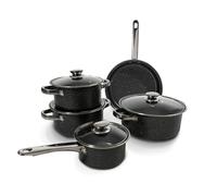 Carter & Clay Rose 9 Piece Non-Stick Cookware Set (Grey)