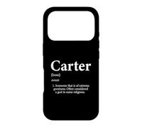 Carter Definition Funny Boy Name Birthday Gift For Carters Case for iPhone 17 Pro