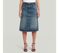 Carter Double Waistband Skirt - Medium blue - Women 26