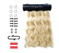 Carter Girls & Co. Hair Extension Holder -Hair Extension Holder with 4 Mounting Options and Tool - Holds Clip-ins, Tape-Ins, Halos, Wefts for Washing, Styling, Storage & Travel. (black)