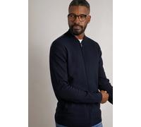 Carter Knitted Full Zip Bomber Jacket Weird Fish Midnight S