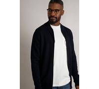 Carter Knitted Full Zip Bomber Jacket Weird Fish Midnight XL