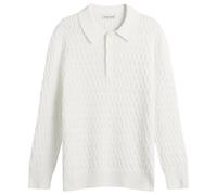 Carter Young Men's Cable Polo Sweater Cream