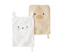 Carter's 6-Pack Washcloths (2pk Yellow/Ivory)