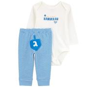 Carter's Baby Boy Anklet, White/Blue Hanukkah, 9 months