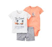 Carter's Baby Boys' 3 Piece Layette Set (Baby) - White -