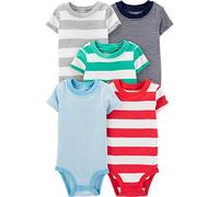 Carter's Baby Boys 5-Pack Original Short Sleeve Bodysuits