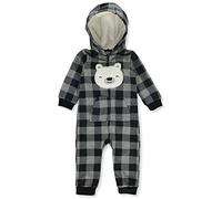 Carter's Baby Boys' Bear Fleece Hooded Coverall - Multi, 3-6 Months