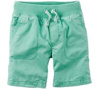 Carter's Baby Boys' Pull-On Twill Shorts, (3M, Green)