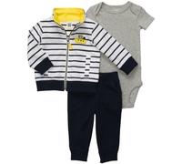 Carter's Baby Boys' S.S. Cutie 3-pc Cardigan Pant Set - Blue - Newborn