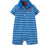 Carter's Baby Boys' Striped Romper - Blue -