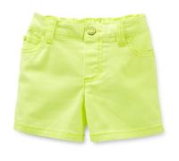Carter's Baby Girl Stretch Roll-Cuff Shorts - Yellow - 6 Months