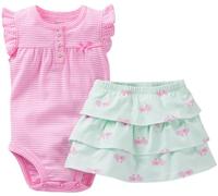 Carter's Baby Girls' 2 Piece Bodysuit & Skirt Set (Baby) - Multi -