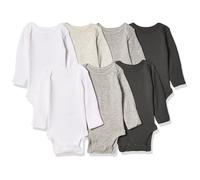Carter's baby girls 7-pack Long-sleeve Bodysuits T Shirt Multi/Grey Preemie US
