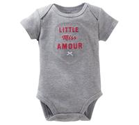 Carter's Baby Girls' Slogan Bodysuit - Grey -