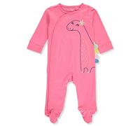 Carter's Baby Infant Dinosaur Spiked Footed Coverall - Pink, 3 Months