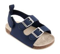 Carter's - Baby sandals for boys, girls and unisex, Birk Blue, 0-3 Months Infant