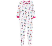 Carter's Big Girls Footed Microfleece PJ's Sleeper Pajamas (as1, age, 7_years, snow globe, 7)